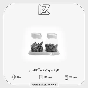 دو تیکه آناناسی اطلس زاگرس